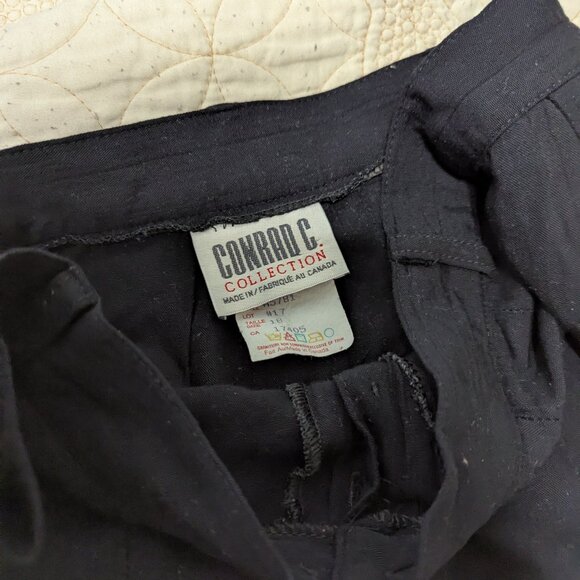 Conrad C. Collection A-Line Midi Skirt Sz. 18 Black - Picture 9 of 10